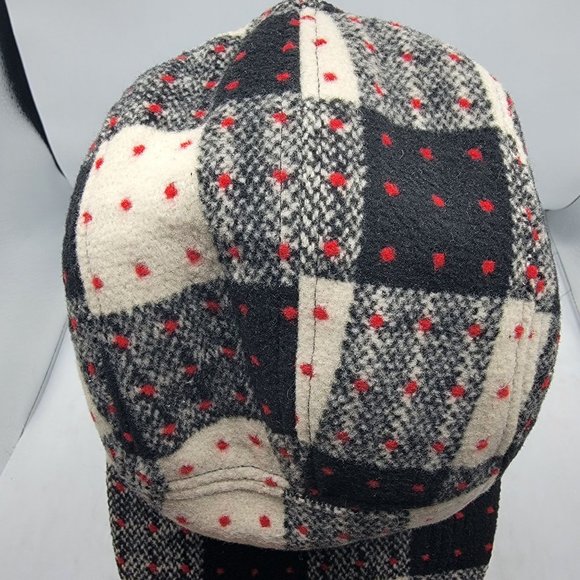 JonnyIV Plaid Wool Hat Winter Warm Adjustable Lightweight Casual Outdoors - Picture 6 of 11